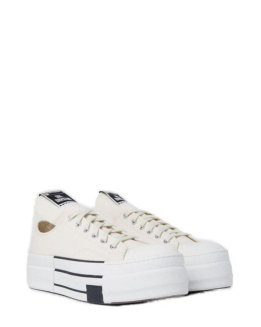 Rick Owens White X Converse Dbl Drkstar Chuck 70 Lace-up Sneakers for men