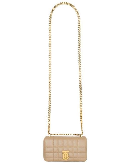 Burberry Natural Quilted Leather Lola Mini Bag