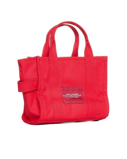【関税込み】Marc Jacobs レッド The Canvas Small トートバッグ Marc Jacobs The Leather Small Tote Bag | Red | FARFETCH