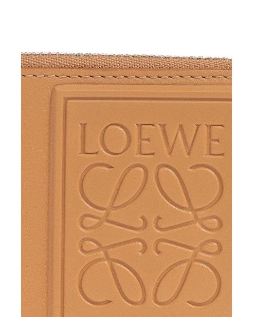 Loewe Natural Debossed Logo Card Holder for men