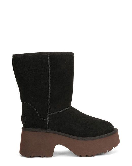 Ugg Black Classic Short New Heights Boots