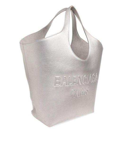 Balenciaga Gray 'mary Kate Medium' Shopper Bag,