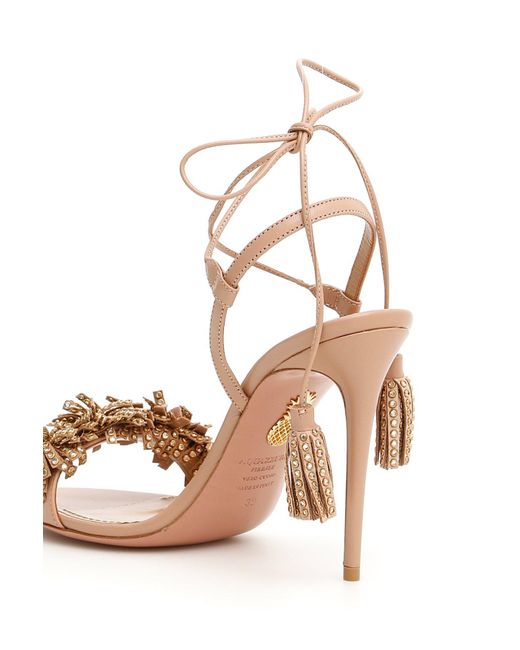 Aquazzura wild crystal on sale sandals