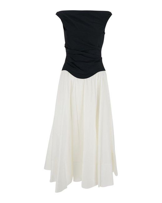 Jonathan Simkhai White Cersei' And Off-Shoulder Midi Dress