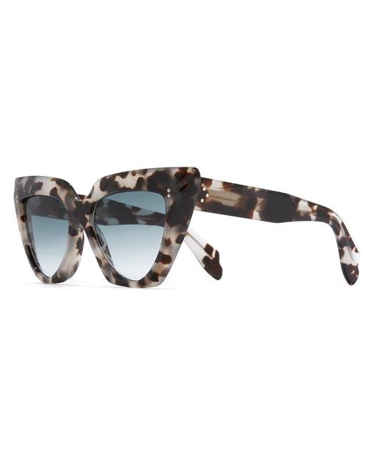Cutler & Gross Brown Cat-eye Sunglasses