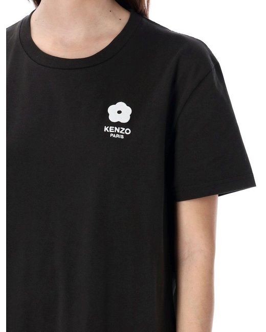 KENZO Black Boke 2.0 Long T-Shirt Dress