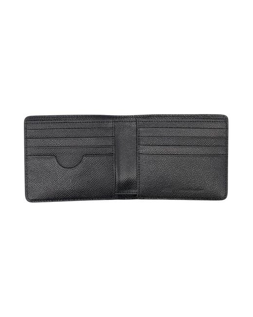 AMI Black Adc Folded Wallet for men