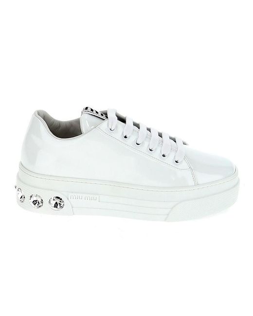 miu miu platform sneakers