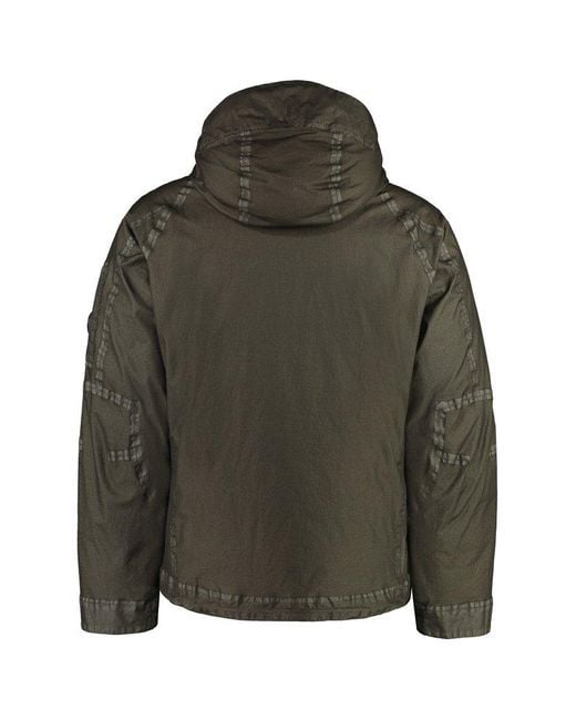C P Company Green Gore G Techno Fabric Jacket for men