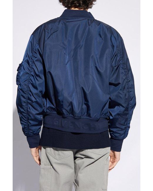 Givenchy Blue Bomber Jacket, for men