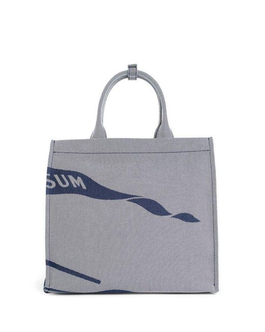 Burberry Blue Tote Bags