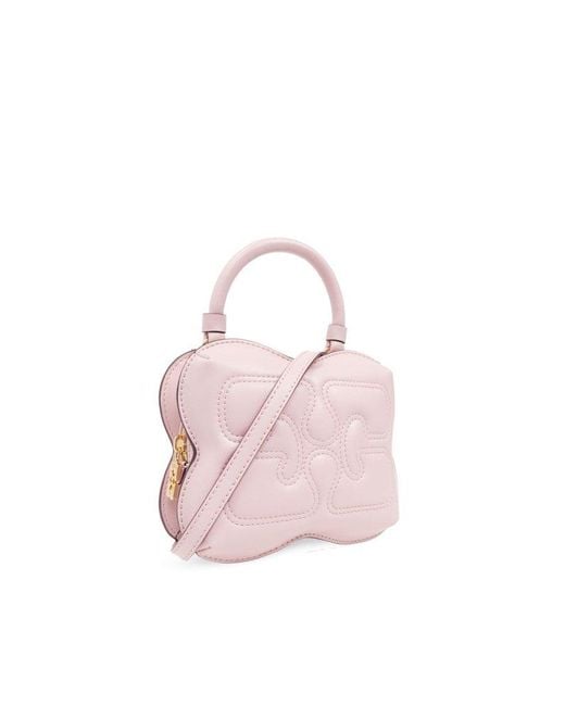 Ganni Pink Shoulder Bag,