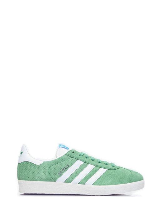 Adidas Originals Green Gazelle Lace-up Sneakers