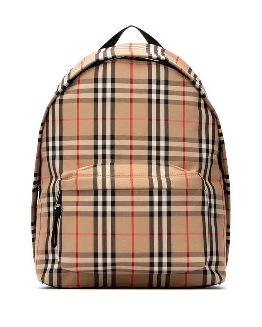 Burberry Multicolor Jett Vintage-check Backpack