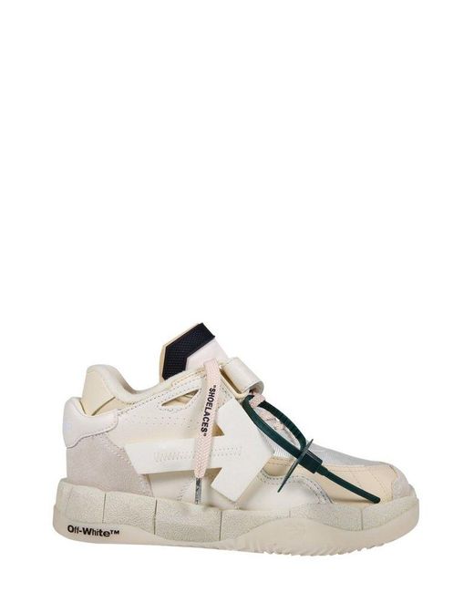 Off-White c/o Virgil Abloh White Puzzle Couture Lace-up Sneakers