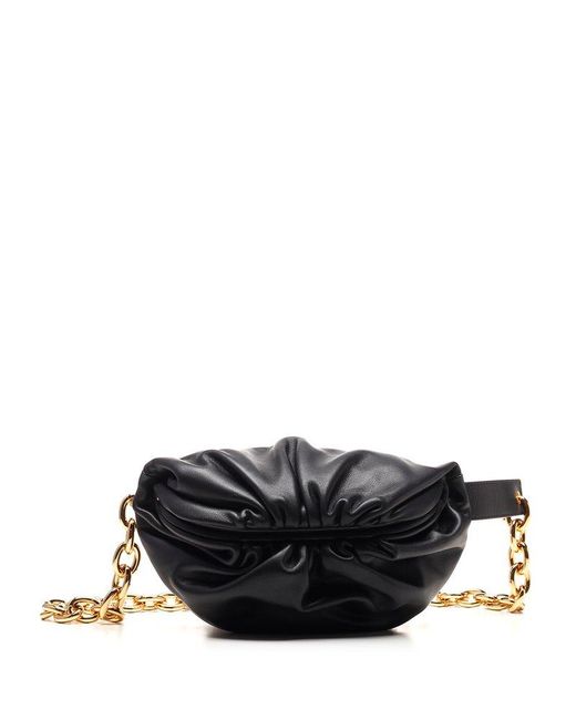 Bottega Veneta Black The Mini Pouch Belt Bag