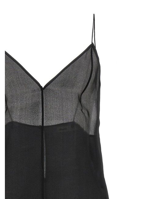 Khaite Black Talsie Top
