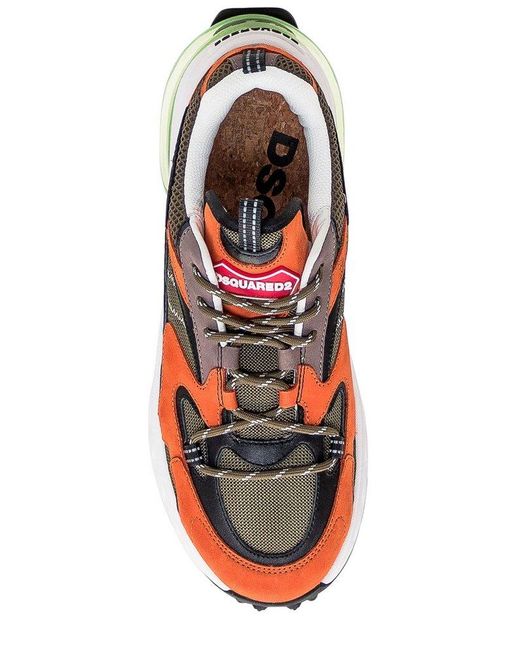 DSquared² Orange Bubble Sneakers for men