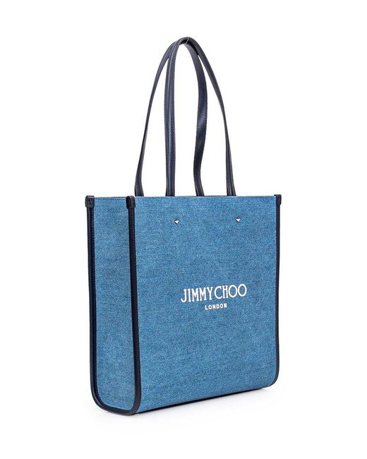 Jimmy Choo Blue Tote Bag M