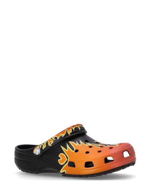 CROCSTM Multicolor Classic Flames Clogs for men