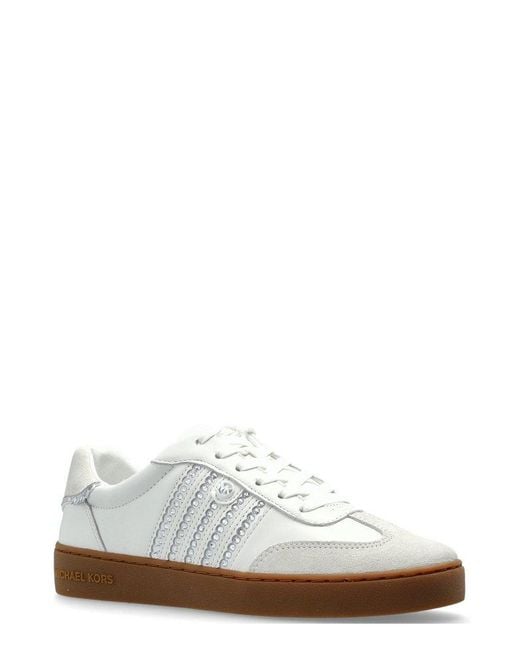 MICHAEL Michael Kors White Scotty Sports Lace-Up Shoes