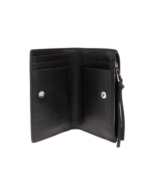 Zadig & Voltaire Black 'eternal' Leather Wallet,