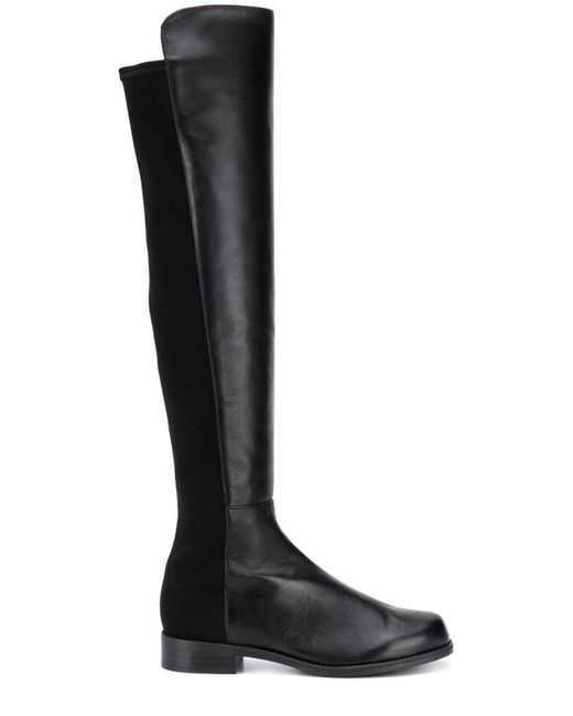 stuart weitzman 5050 mid boot black