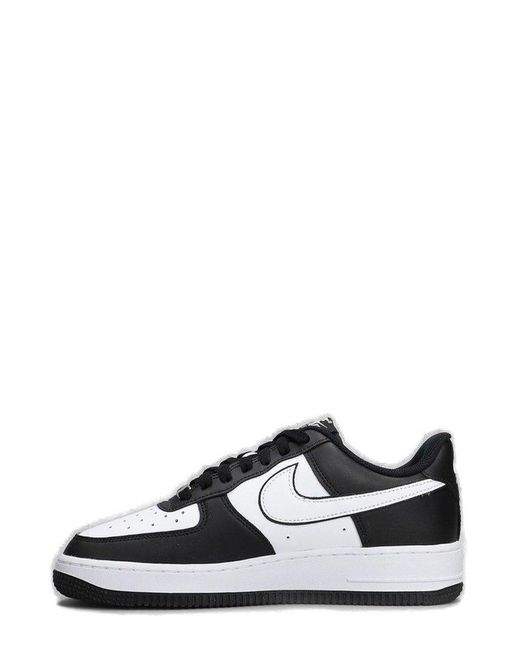 mens black and white air force 1
