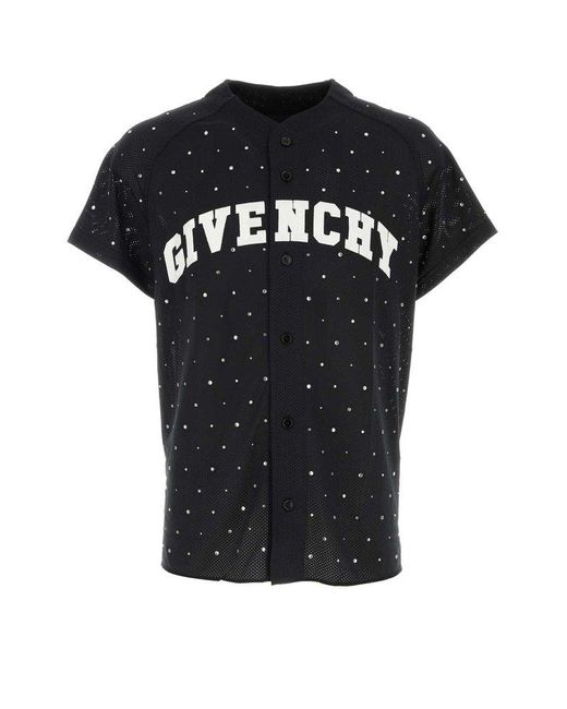 Givenchy Black College Baseball Shirt for men