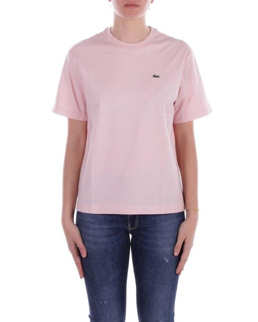 Lacoste Pink Relaxed Fit Soft T-Shirt