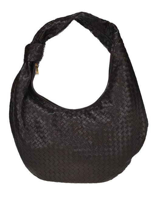 Bottega Veneta Black Maxi Bv Jodie Shoulder Bag