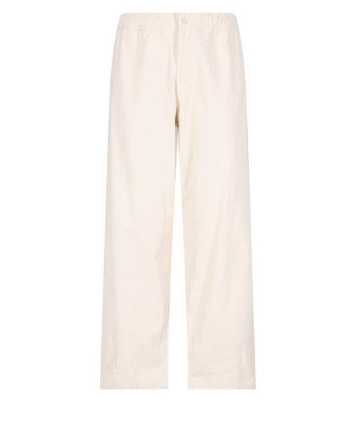 Adidas White Wide Leg Trousers for men