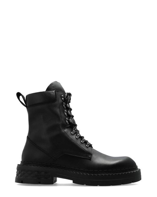 Jimmy Choo Black Marlow Boots for men