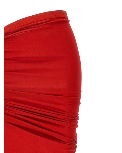 Rick Owens Red Edfu Skirts