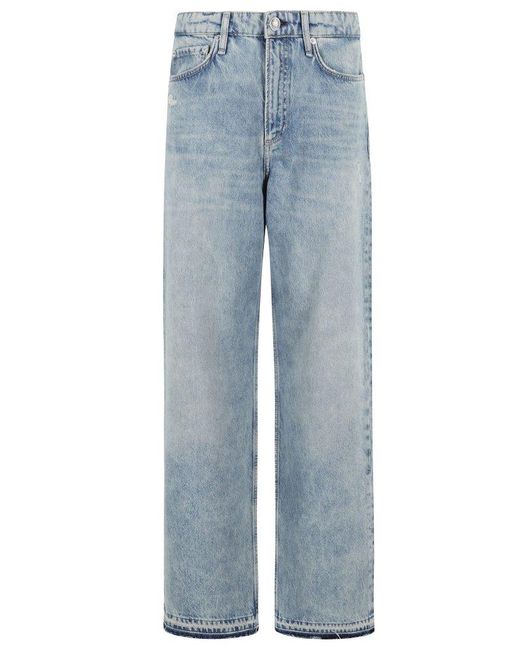 Rag & Bone Blue Logan Mid Rise