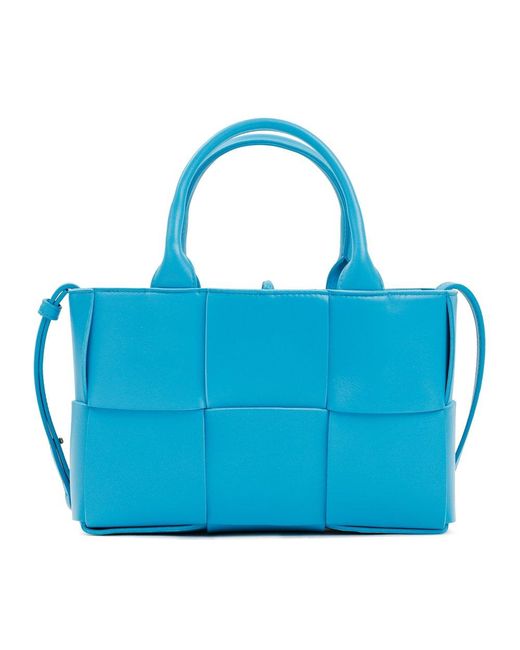 Bottega Veneta Blue Mini Arco Tote Bag