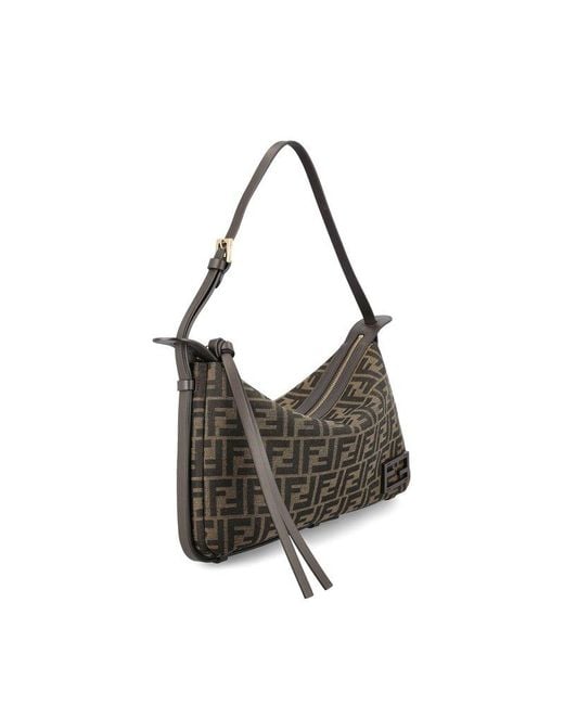 Fendi Gray Simply Medium Bag