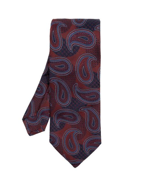 Etro Purple Silk Tie, for men