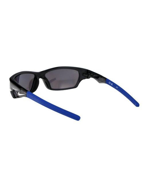Nike Blue Jolt Rectangle Frame Sunglasses