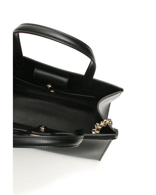 Ferragamo Vara New Bag Black Leather