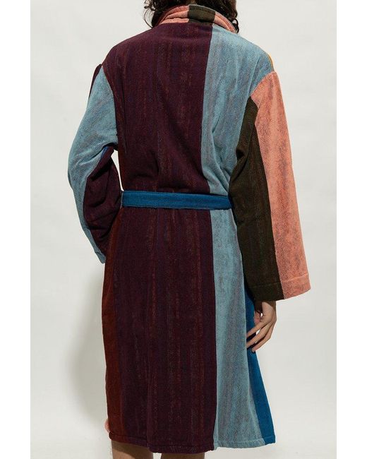 PS by Paul Smith Multicolor Paul Smith Cotton Bathrobe Robe for men