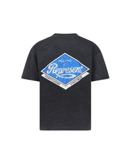 Represent Black Classic Parts Oversized T-shirt for men