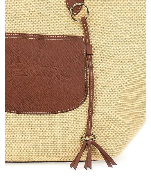 Longchamp Brown Le Pliage Collection L Basket Bag