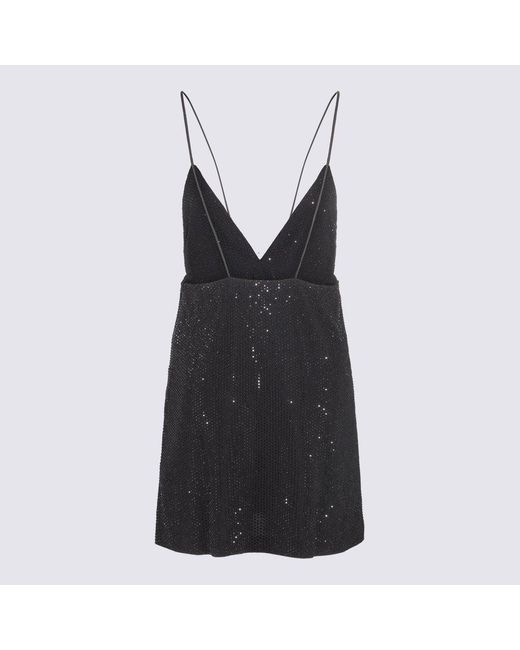 DSquared² Black Embellished Strapped Dress