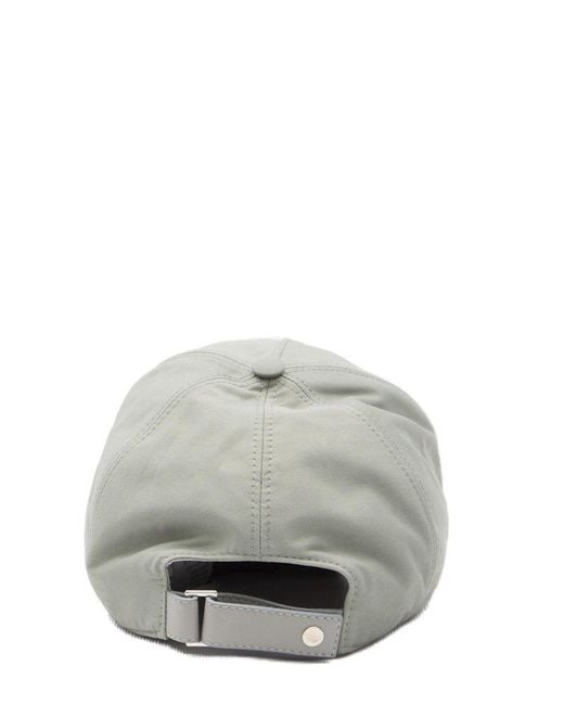 Dior White Logo Embroidered Couture Cap for men