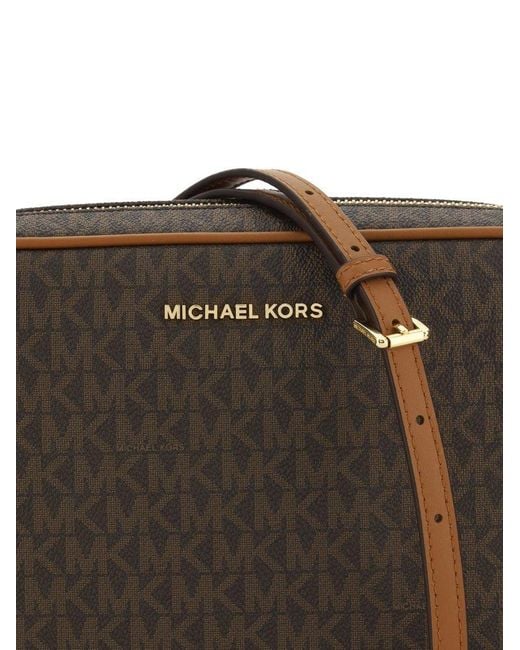 MICHAEL Michael Kors Brown Closure With Zip Shoulder Bags