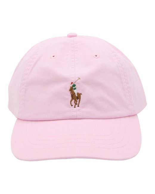 Polo Ralph Lauren Pink Pony Embroidered Baseball Cap for men