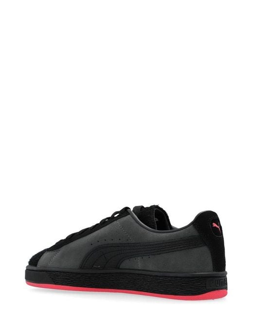 PUMA Black X Staple Lace-up Sneakers