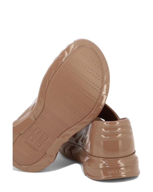 Givenchy Brown Marshmallow Slip-on Sandals