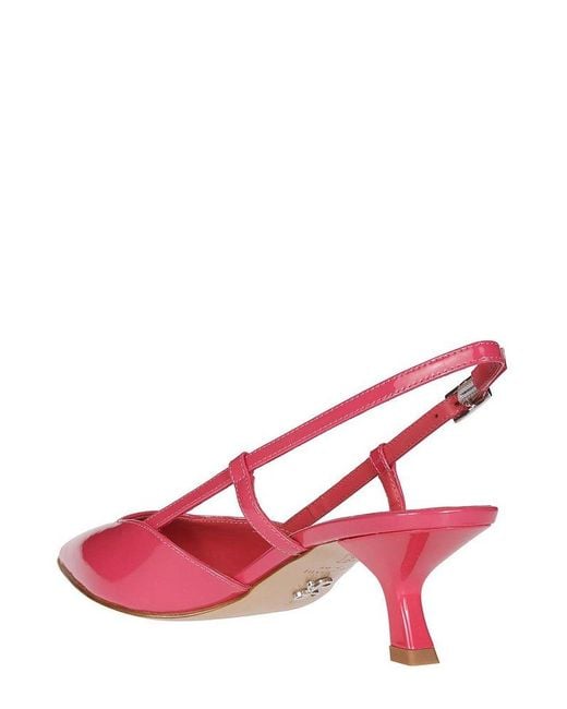 Sergio Levantesi Pink Coral Slingback Pumps